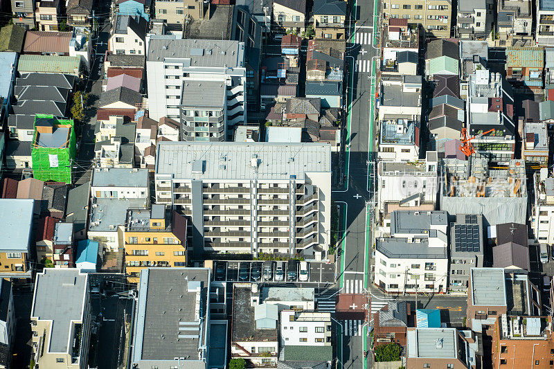 东京市景-一般住宅/商业区